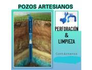 POZOS ARTESIANOS PERFORACION Y LIMPIEZA