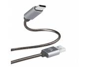 CABLE ARG-CB-0028GR TIPO C TO USB 1M. GRIS