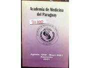 Vendo libro academia de medicina del paraguay