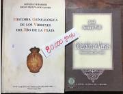 Vendo libros historia genealógica de los virreyes del ei9 de la plata y colección de verso
