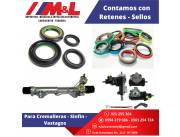 VENTA DE REPAROS DE CREMALLERAS DE DIRECCION HIDRAULICA (RETENES - SEGUROS - ORING )