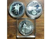 Vendo monedas conmemorativas del paraguay de plata