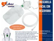 MASCARILLA DE OXIGENO CON RESERVORIO