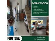 FUMIGACION & DESINFECCION TOTAL, ATENCIÓN 24 HRS----