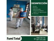 FUMIGACIÓN Y DESINFECCION INTEGRAL PROFESIONAL ATENCIÓN 24 HORAS!!!