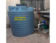 Ofresco venta e instalacion de tanque de agua con motobombas ya todo instalados