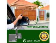 Portón Eléctrico a Control - 12 meses de Garantía