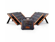 1500W Jackery Portable Power Station Explorer Solar Generator + 4 SolarSaga