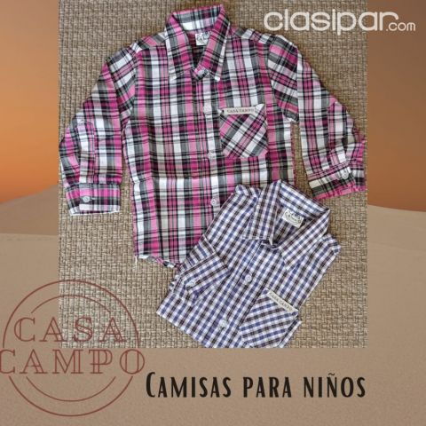 camisa a cuadros para ni os 1922641 Clasipar en Paraguay