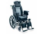 Silla de ruedas con asiento reclinable