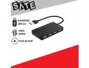 HUB USB 2.0 SATE A-HUB13 4 P