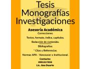 Tesis y monografías #Corrección #Redacción