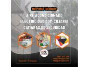 SERVICIO TECNICO DE AIRE ACONDICIONADO SPLIT - ELECTRICISTA - CAMARAS CCTV, INSTALADOR