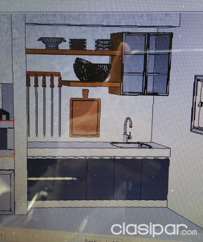 Servicios de Construcción / Anexos - Muebles de cocina. Estantes, alacenas y mesadas de mármol y granito, muebles de diseño