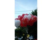 Inflamos globos a gas