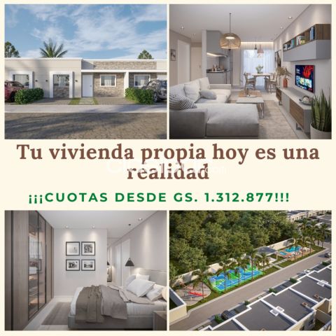 Tener la casa de tus sueños nunca fue tan facil! CONDOMINIO YERUTÍ - ZONA MARAMBURE LUQUE | Clasipar Casas - Tener la casa de tus sueños nunca fue tan facil! CONDOMINIO YERUTÍ - ZONA MARAMBURE LUQUE
