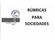 RÚBRICA DE LIBROS CONTABLES Y SOCIETARIOS Y/O SELLO DIGITAL PARA SOCIEDADES
