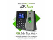 Reloj biometrico K14