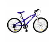 Bicicleta Caloi New Rider aro 24 de 7 velocidades azul
