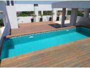 Hermoso departamento de 2 Dormitorios con piscina en Villa Aurelia, a pasos de Boggiani