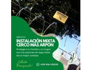 Instalación Mixta Cerco Eléctrico + Cuchilla tipo Arpón