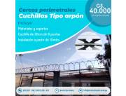 CUCHILLAS TIPO ARPON, CUCHILLA, CERCO PERIMETRAL, ARPON, CUCHILLA CUCHILLAS TIPO ARPON, CUCHILLA, CERCO PERIMETRAL, ARPON, CUCHILLA