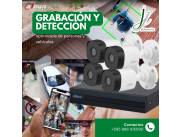 Instalaciones de 4 Cámaras de Seguridad 1080P con Inteligencia Artificial