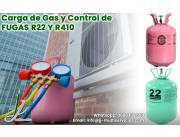 Carga de gas R22 en un equipo SPLIT