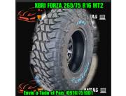 Xbri Forza 265/75 R16 MT2 nuevos