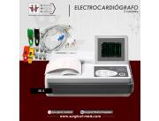 Electrocardiógrafo de 3 canales CON INFORME FINAL y ACCESORIOS