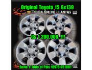 Oferta Original Toyota 15 6x139 impecables.