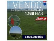 📣 *VENDO 🌱 CAMPO AGRO-GANADERA DE 1.168 HAS EN SAN JOSÉ OBRERO - CORDILLERA*