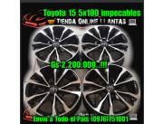 Oferta Toyota 15 5x100 semi nuevos