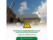 Protege tu propiedad de forma eficaz con nuestro sistema de cerco perimetral electrificado