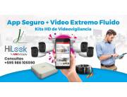 ¡Protege tu hogar o negocio con el Kit 4 Cámaras Hilook 720P - 1 Megapixeles!