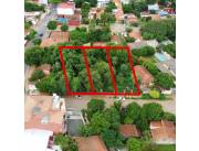 EN VENTA 3 LOTES JUNTOS EN 4TO BARRIO LUQUE