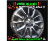 Llanta VW Brasilera 15 4x100 nuevos