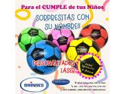 Personaliza a Laser las Sorpresitas para el Cumpleaños de su Hijo o sobrino!