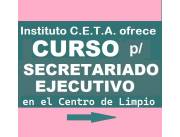 CURSO PARA SECRETARIA EJECUTIVA EN LA CIUDAD DE LIMPIO