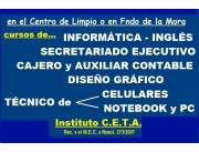 cursos p/ INFORMATICA-SECRETARIADO-CAJERO-AUXILIAR CONTABLE-INGLES ETC......