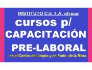 en pleno centro de LIMPIO...inscripciones abiertas p/CURSOS de INGLES/CAJERO/SECRETARIADO