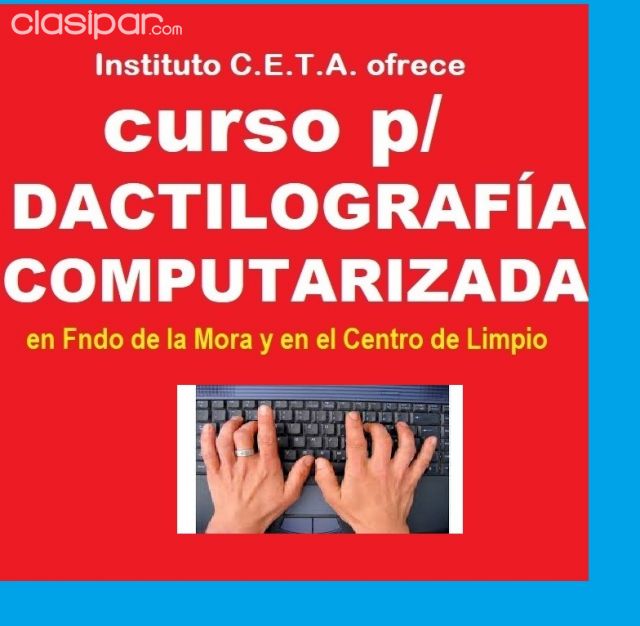 Informática / computación - >>>>>>>>>>>>>>>CURSO DE DACTILOGRAFIA COMPUTARIZADA!!!