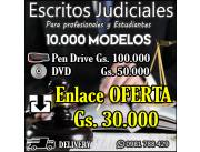 ESCRITOS JUDICIALES OFERTA Gs. 30.000