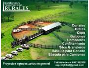 Instalaciones & Construcciones Rurales. Corrales Bretes Cepo Galpones