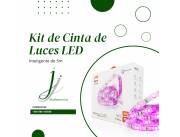 Kit de cinta de luces LED inteligente de 5m