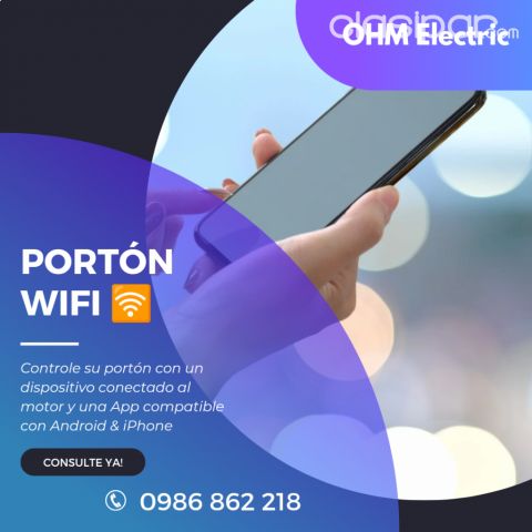 Oficios / Técnicos / Profesionales - Portón eléctrico por wifi