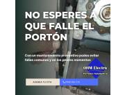 MANTENIMIENTO Y REPARACIÓN DE PORTÓN ELÉCTRICO