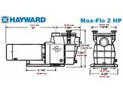 Bomba de Piscina - HAYWARD Max-Flo 2 HP Bomba de Piscina - HAYWARD Max-Flo 2 HP