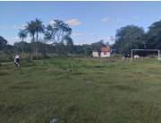 Amplio terreno en Mbajue Limpio