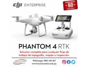 Drone Topográfico DJI Enterprise Phantom 4 RTK. Adquirilo en cuotas!